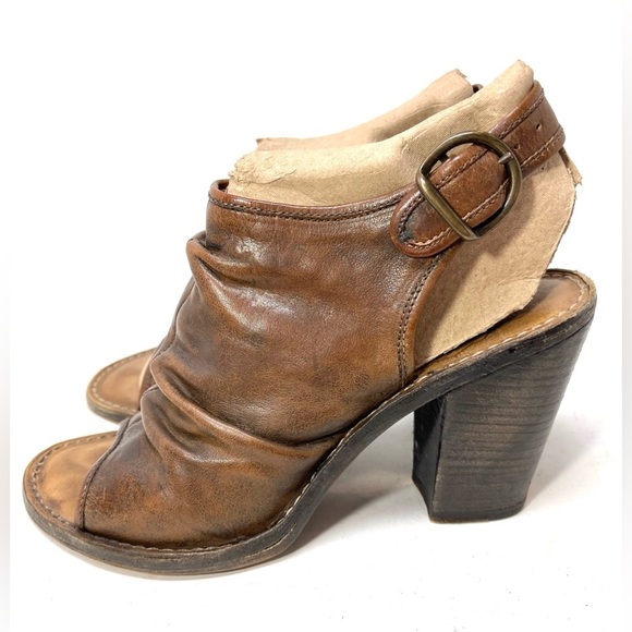 FIORENTINI + BAKER Women’s Open Toe Block Heel Mules Size EU 40 (10 USA) - Picture 1 of 15